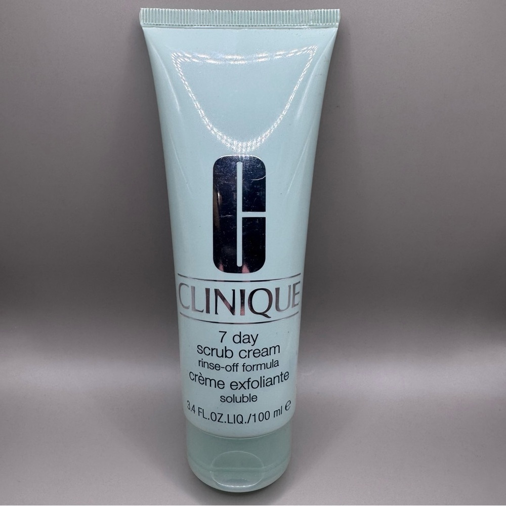 Clinique 7 Day Face Scrub Cream Rinse-Off Formula 3.4 FL.OZ
